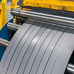 Steel Coil processing for Solar structures
